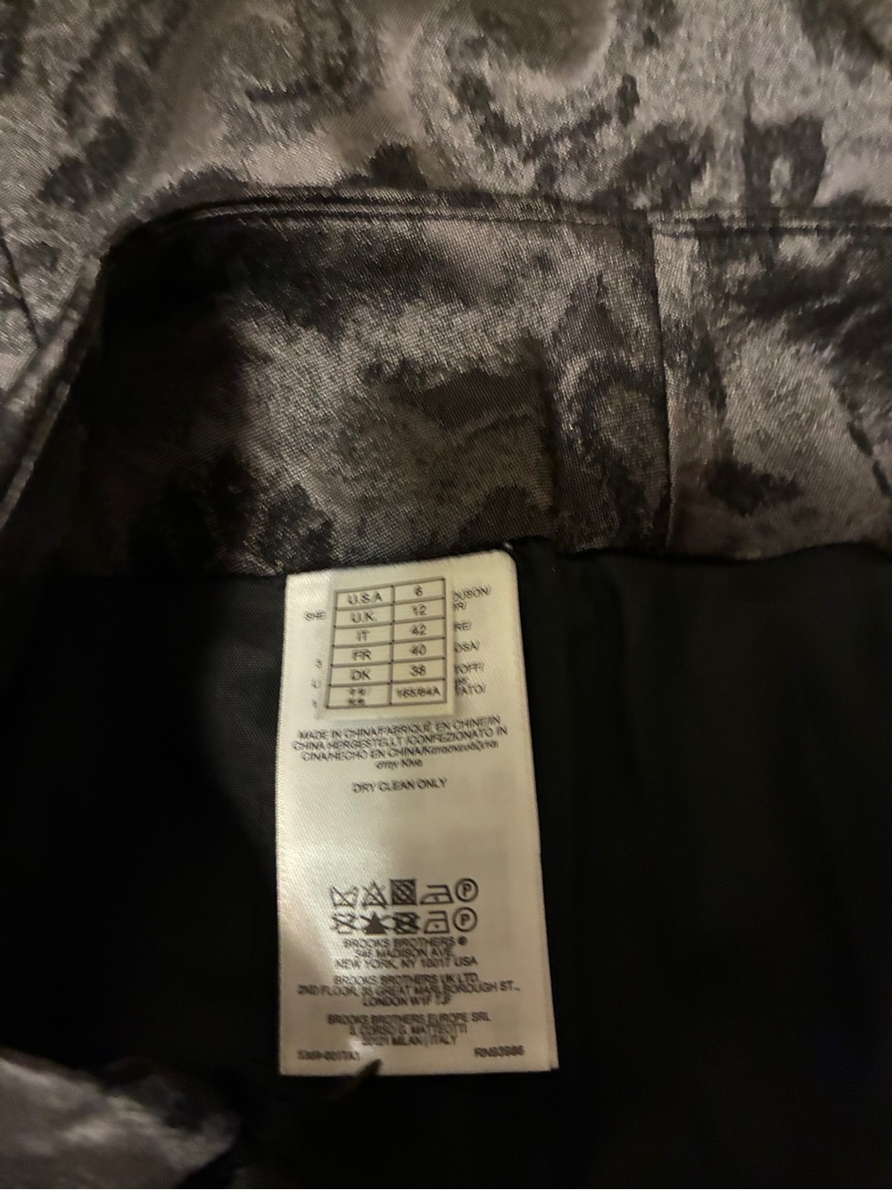 Brooks Brothers Paisley A-Line Skirt - Picture 4 of 8